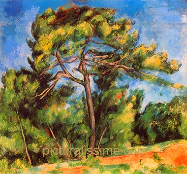 Reproduction tableaux Copie Tableau de Maître Paul Cézanne le Grand Pin