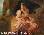 Paris Musée Vie Romantique Esquisses peintes de l'époque Romantique