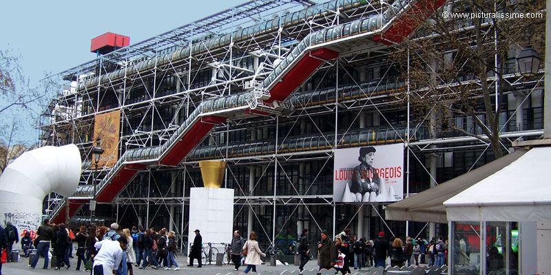 Musée Art Moderne Centre Pompidou Beaubourg