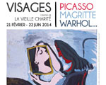 Expositions France Musée Vieille Charité Marseille Visages Picasso Magritte, Warhol ...