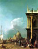 Canaletto l'entrée du Grand Canal vue de la Piazzetta