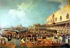 Canaletto la Réception de l'Ambassadeur au palais de Doges