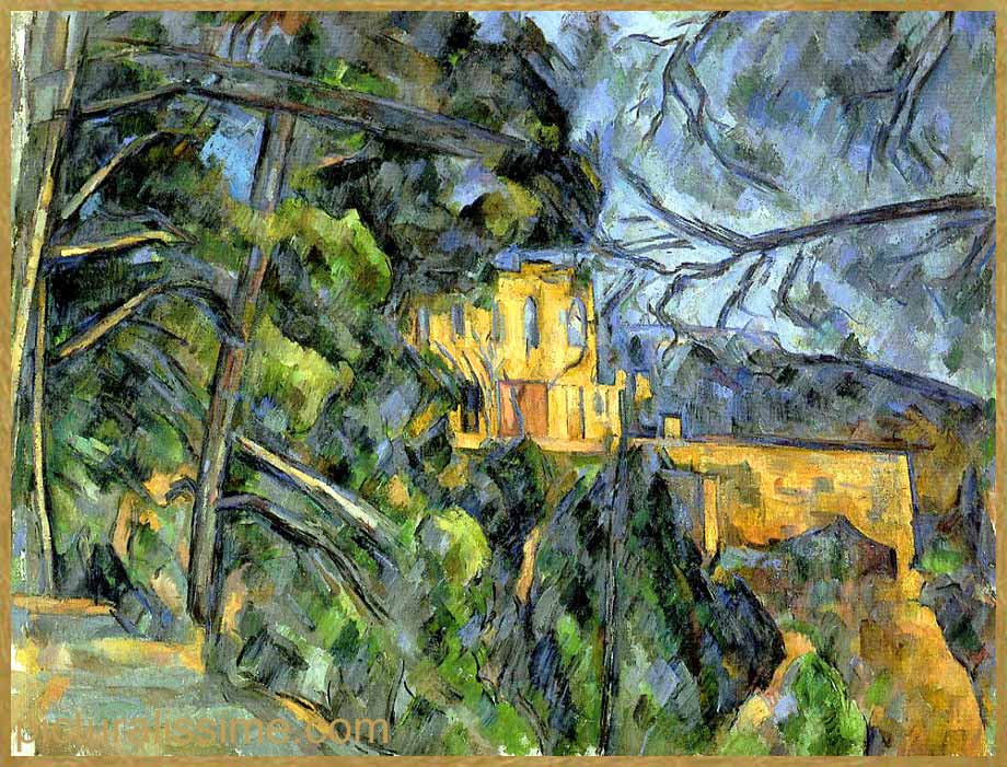 Copie Reproduction Cézanne Chteau Noir