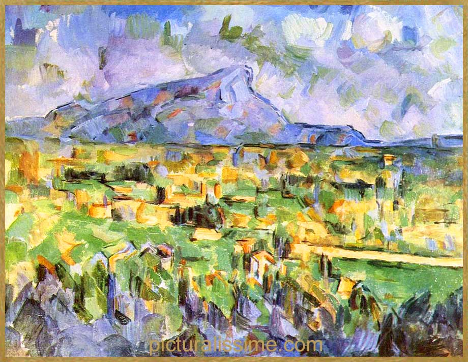 Copie Reproduction Cézanne la Montagne Sainte Victoire