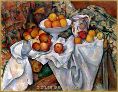 Cézanne Pommes et oranges