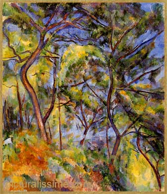 Paul Cézanne Sous Bois