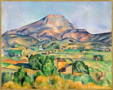Cézanne la montagne Sainte Victoire Barnes