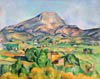 Cézanne la montagne Sainte Victoire