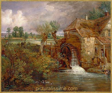 John Constable Le moulin de Gillingham