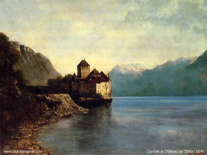 Courbet le Chteau de Chillon 1874