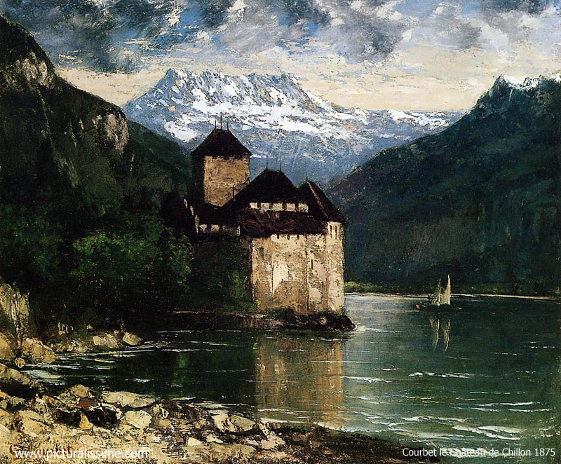 Courbet Chteau de Chillon 1875