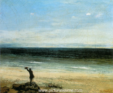 Gustave Courbet la Mer à Palavas