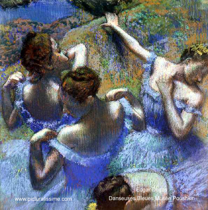 Degas Danseuses Bleues Musée Pushkin