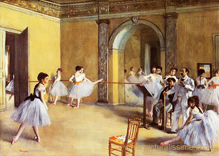 Degas Foyer de la danse à l'Opéra rue Pelletier