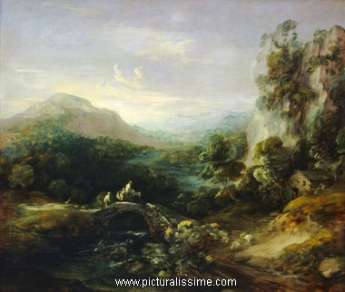 Gainsborough Paysage de Montagne