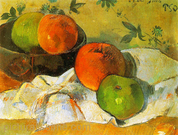 Paul Gauguin Pommes et Bol