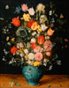 Bruegel jan bouquet de fleurs vase bleu