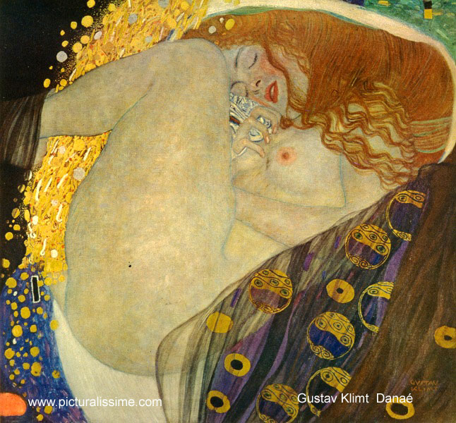 Gustav Klimt Dana&eacute;