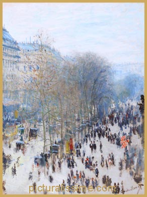 Claude Monet boulevard des capucines