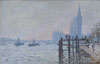 Monet la Tamise à Westminster
