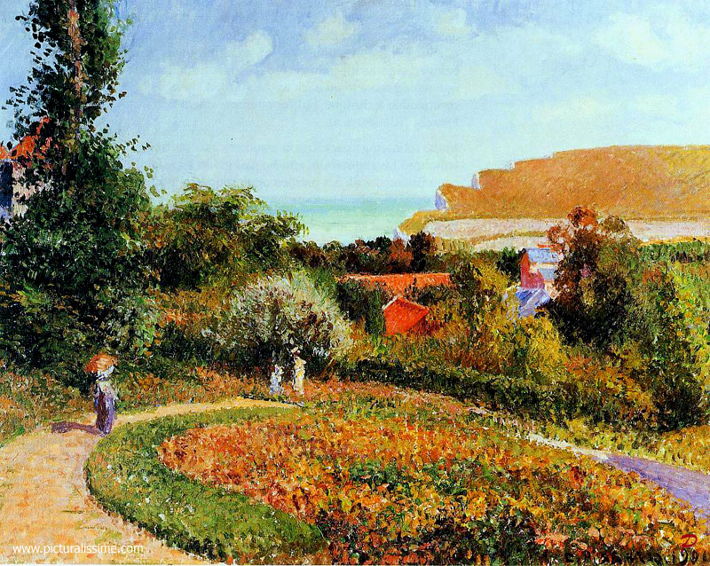 Pissarro Jardin de l'htel Berneval