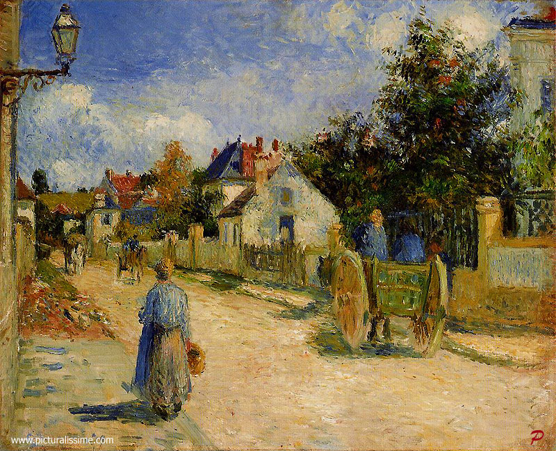 Pissarro rue à Pontoise