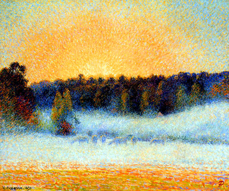 Pissarro Soleil et Brouillard