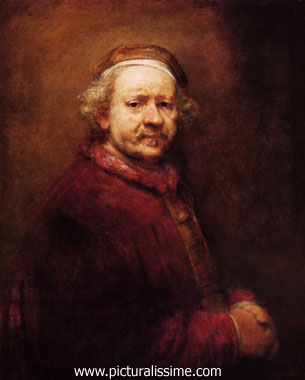 Rembrandt Autoportrait 1669