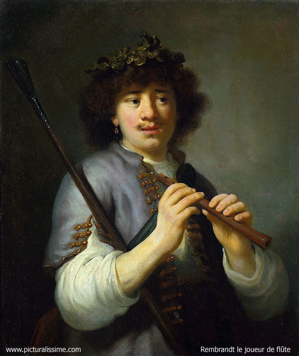 Rembrandt le Joueur de Flte