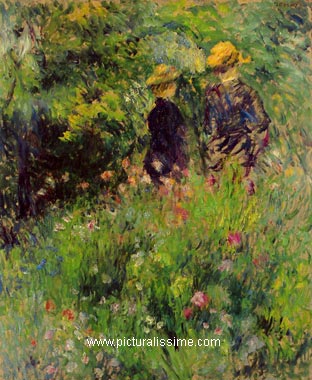 Auguste Renoir Conversation dans la Roseraie