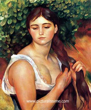 Auguste Renoir Suzanne Valadon la Tresse