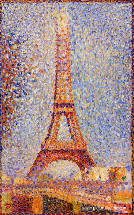 Seurat la Tour Eiffel