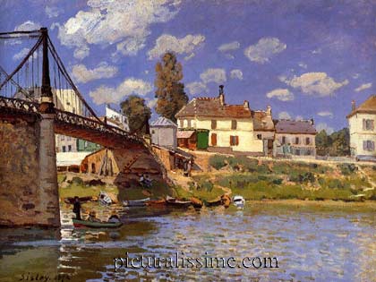 Alfred Sisley le pont de villeneuve la garenne