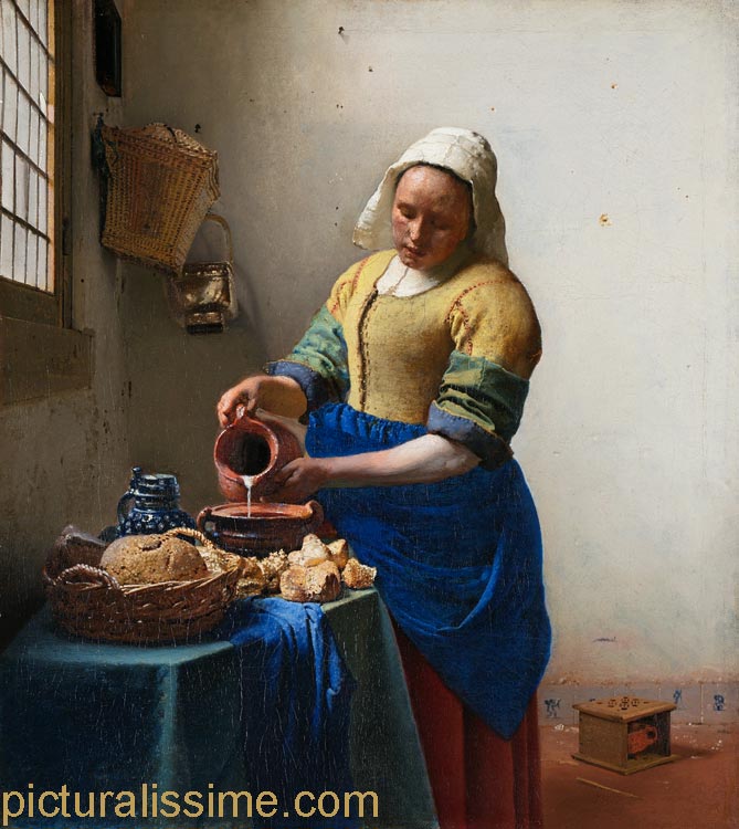Jan Vermeer La Laitière