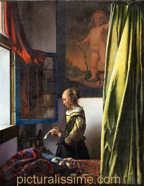Vermeer Jeune fille lisant une lettre