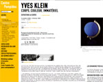 Centre Pompidou Yves Klein