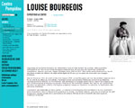 Musée d'Art Moderne Centre Pompidou Louise Bourgeois