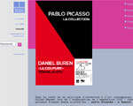 Exposition Paris Musée Picasso Daniel Buren la Coupure Travail In Situ