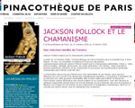 Exposition Pinacothèque de Paris Jackson Pollock et le chamanisme
