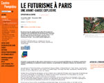 Exposition Paris Le Futurisme à Paris une avant-garde explosive Centre Pompidou
