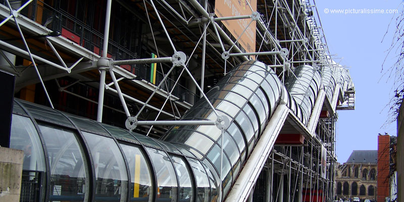 Mus&eacute;e Art Moderne Centre Pompidou Beaubourg