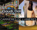 Expositions Les Baux de Provence Carrières de Lumières Gaudi, Dali