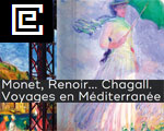 Expositions Paris Atelier des Lumières Monet, Renoir... Chagall. Voyages en Méditerranée