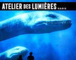 Expo Atelier des Lumières Paris Planète Préhistorique dinosaures