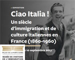 Expositions Palais Porte Dorée Ciao Italia