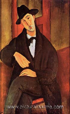 Amedeo Modigliani portrait de mario varvogli