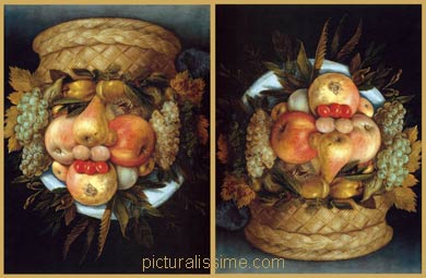 Arcimboldo Corbeille de Fruits