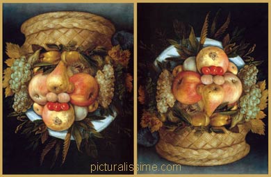 Arcimboldo Corbeille de Fruits