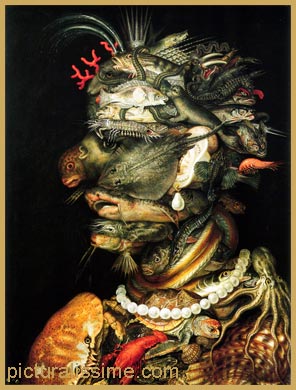 Arcimboldo les quatre éléments l'eau