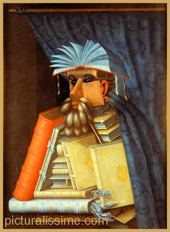 Copie Reproduction Arcimboldo le Libraire ou le Bibliothécaire